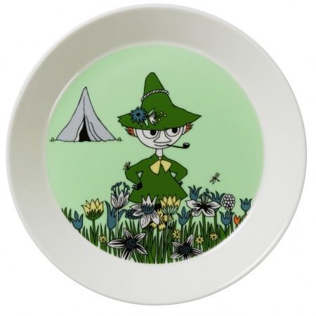 Moomin lėkštė 19 cm Snufkin Green 