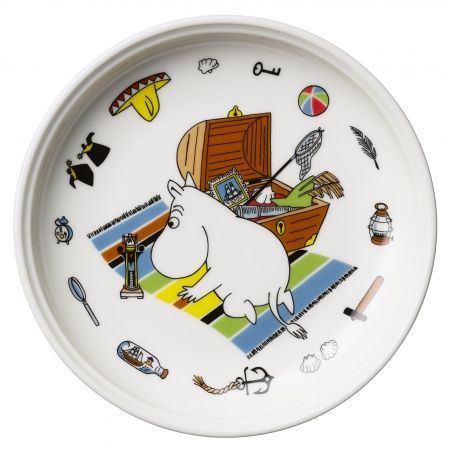 Moomin lėkštės ir puodelio rinkinys Moomintroll